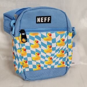 Neff Light Blue Duck Pattern Bag